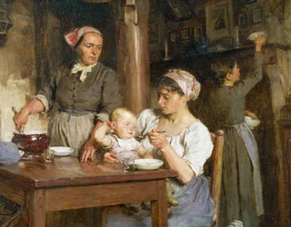 The Midday Meal (detail)